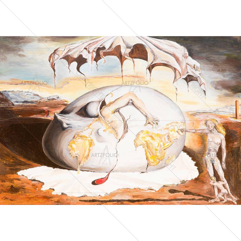 Replica Of Famous Artwork Made By Salvador Dali D2 — Culture custom art by ArtzFolio