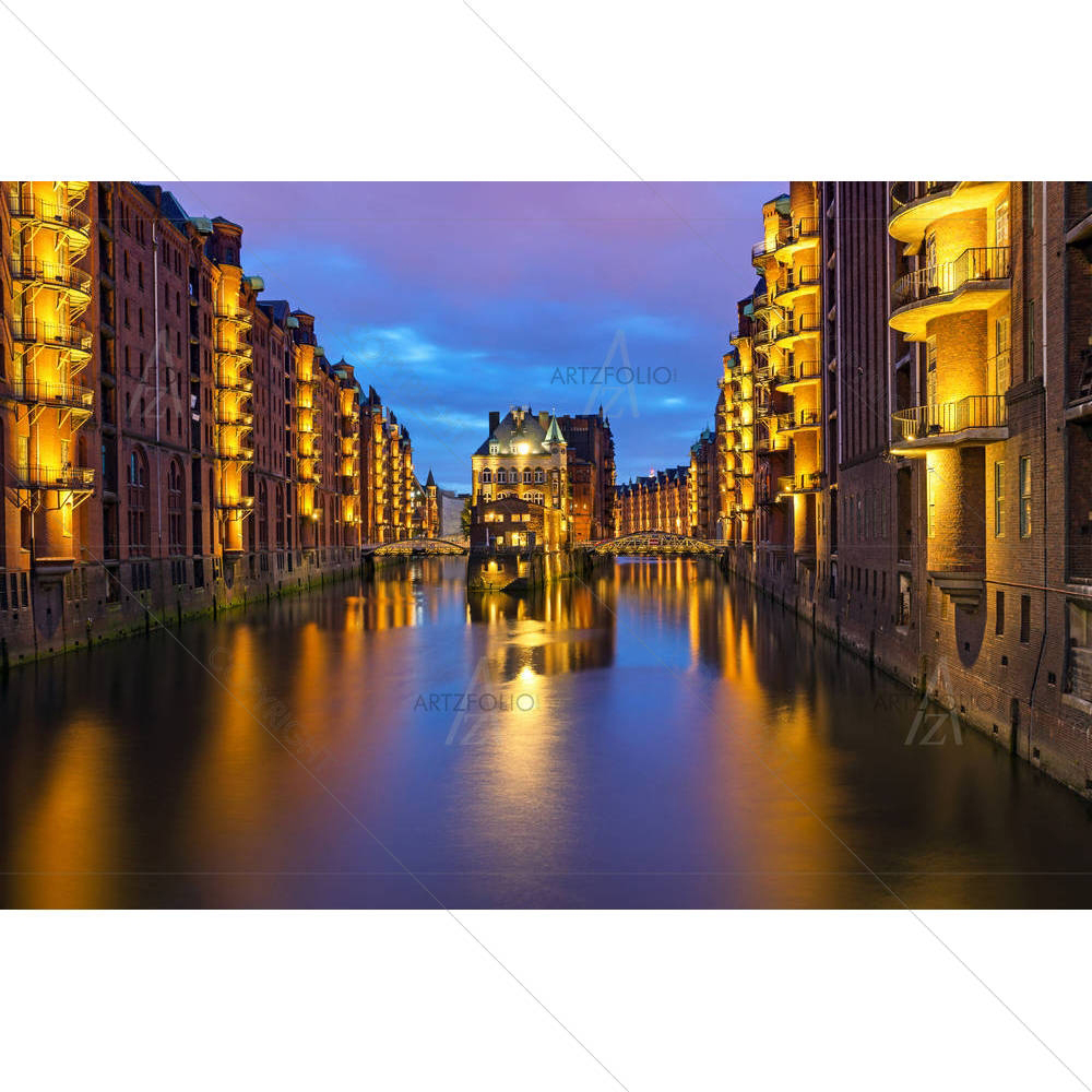 Historic Speicherstadt In Hamburg — custom-size art design 5002847