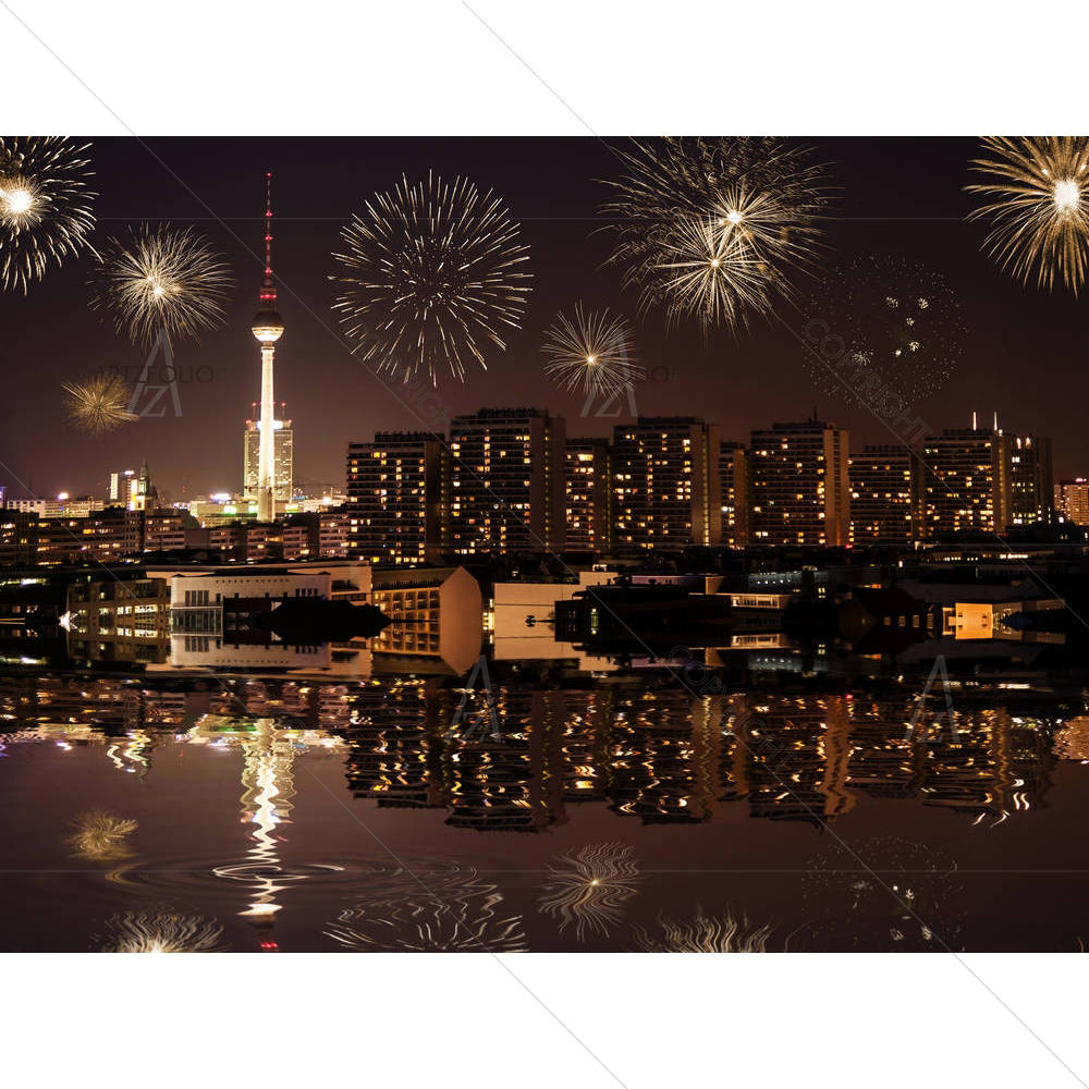 New Years Eve In Berlin, Germany — custom-size art design 5002901