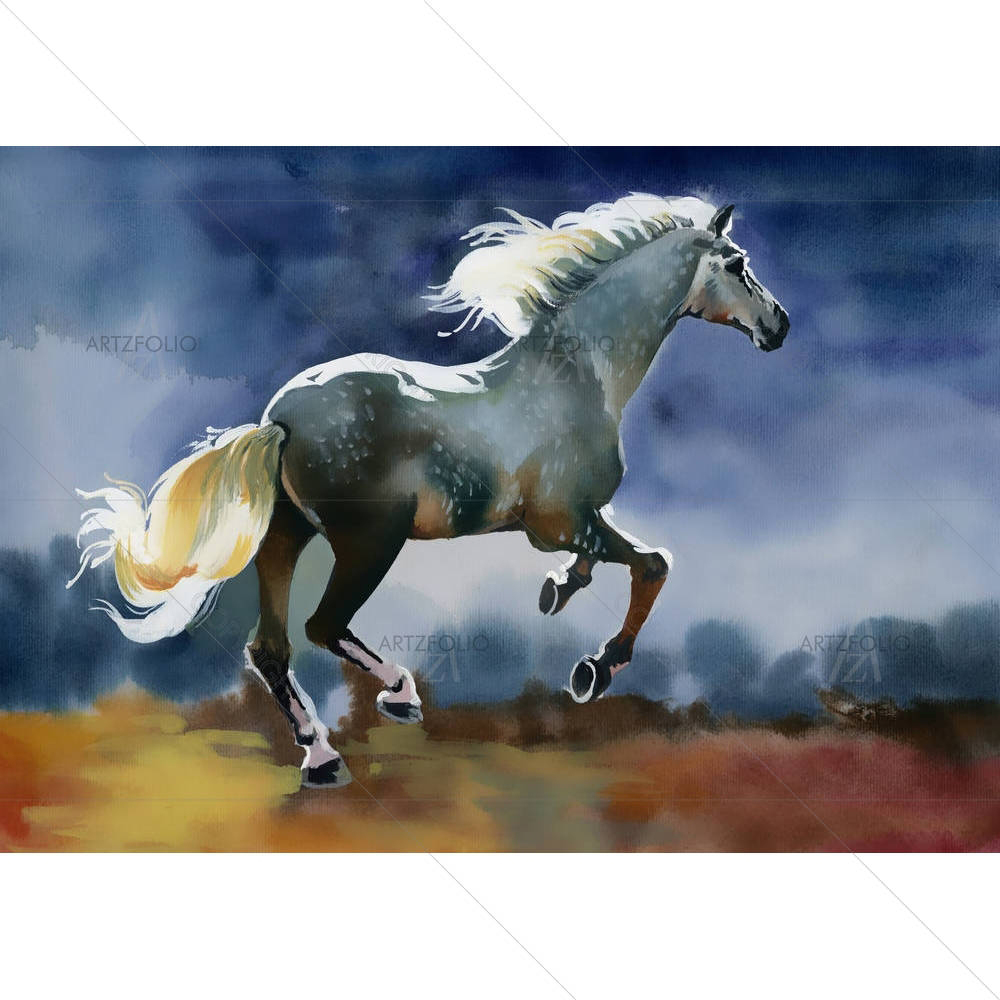White Horse D2 — custom-size art design 5002914
