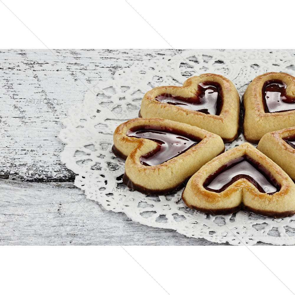Photo of Heart Shaped Shortbread — custom-size art design 5002938