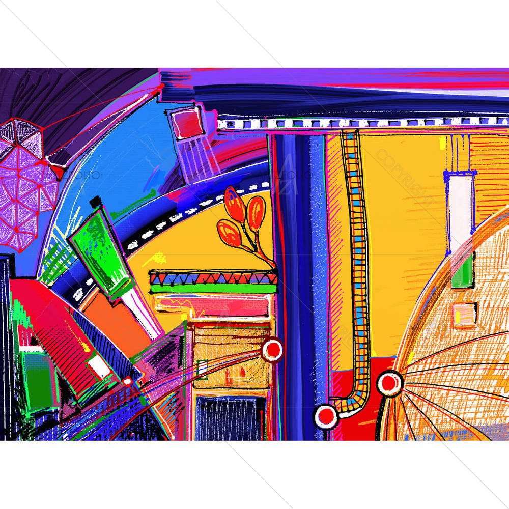 Abstract Artwork D142 — custom-size art design 5002954