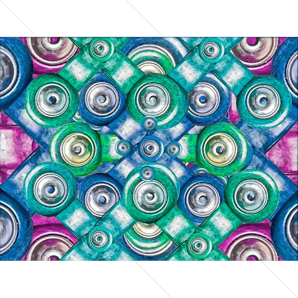 Multicolored Shapes Art — Abstract custom art by ArtzFolio