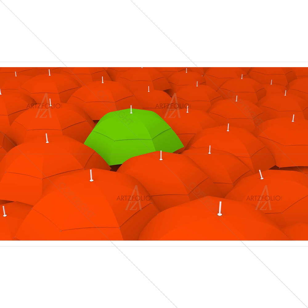 Umbrella Photo D3 — Abstract custom art by ArtzFolio