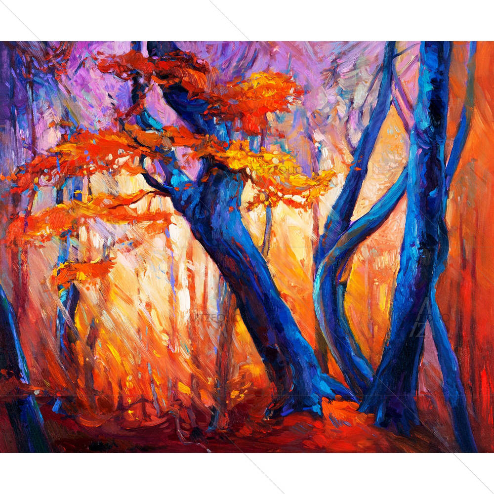 Autumn Tree D2 — custom-size art design 5003004