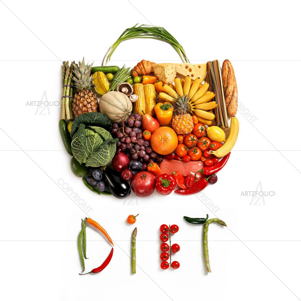 Diet Food Photo — custom-size art design 5003018
