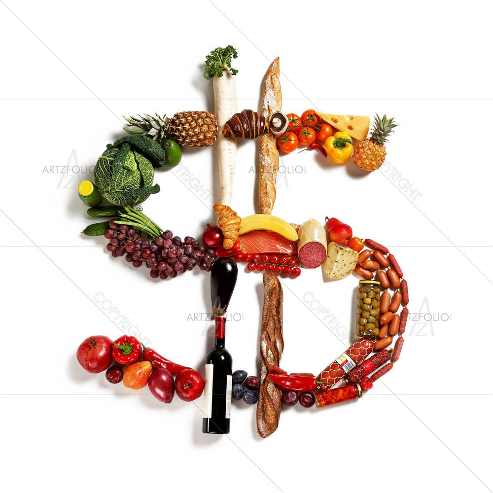 Photo of Food Dollar Sign — custom-size art design 5003019