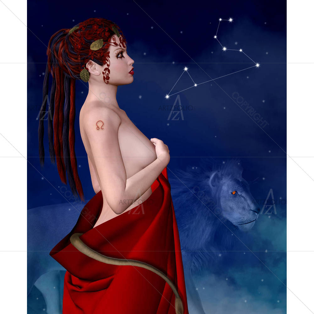 Zodiac Series Leo D1 — Animals custom art by ArtzFolio