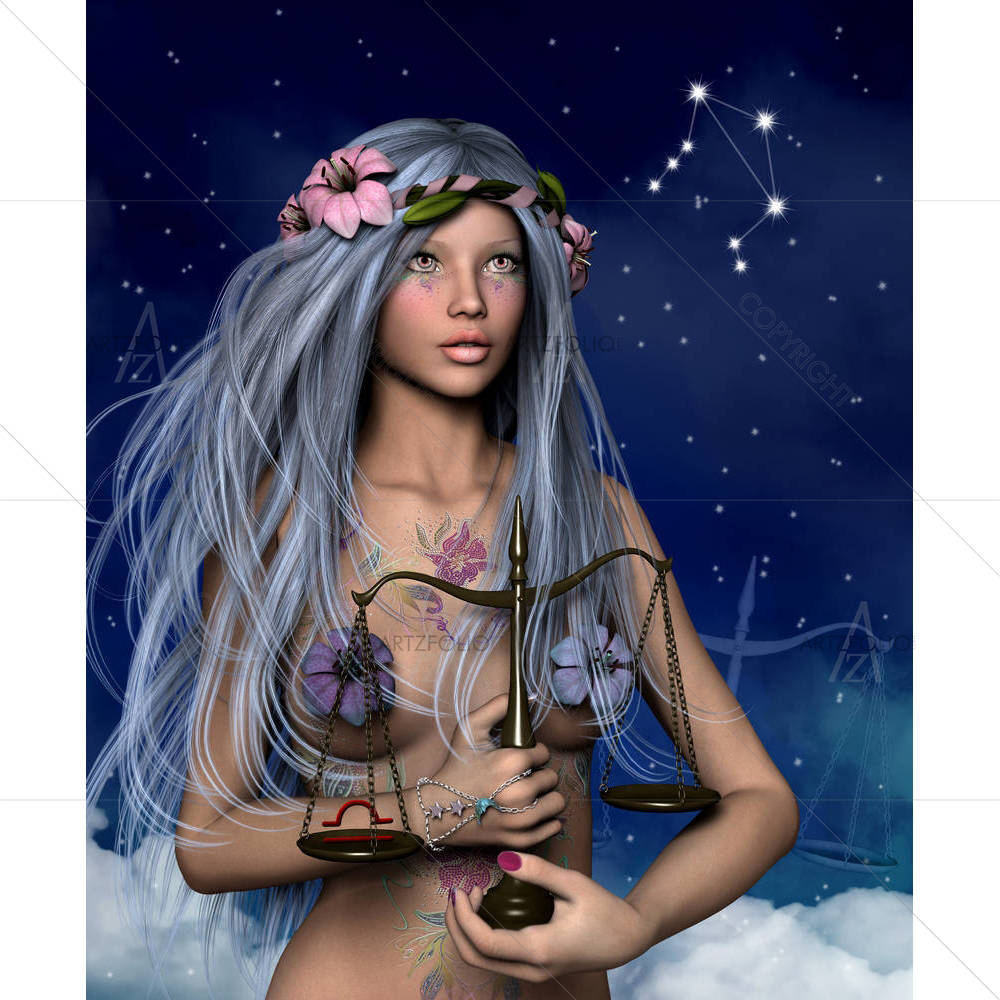 Zodiac Series Libra D1 — custom-size art design 5003050
