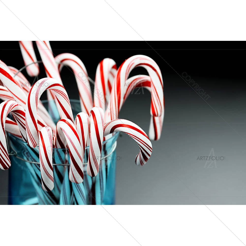 Jar Of Candy Canes — custom-size art design 5003053