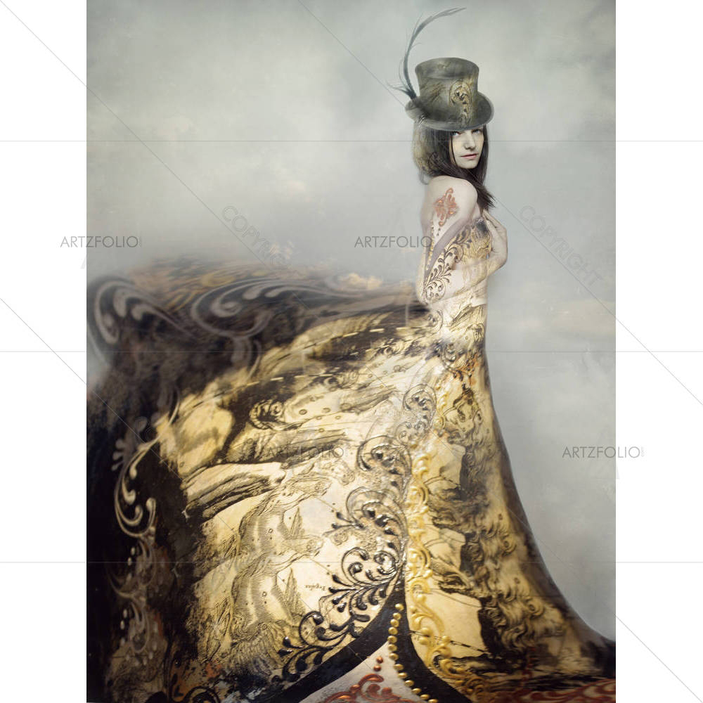 Extravagant Lady — custom-size art design 5003055