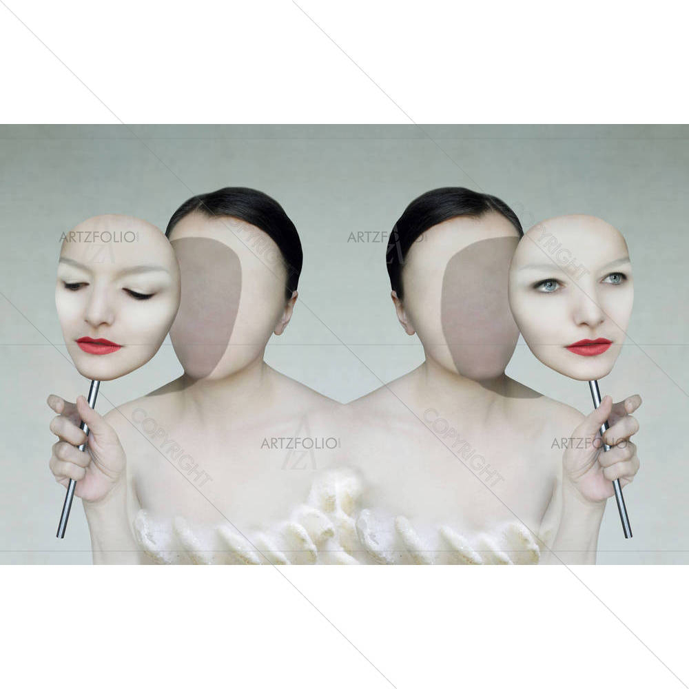 Woman Portrait D8 — custom-size art design 5003058