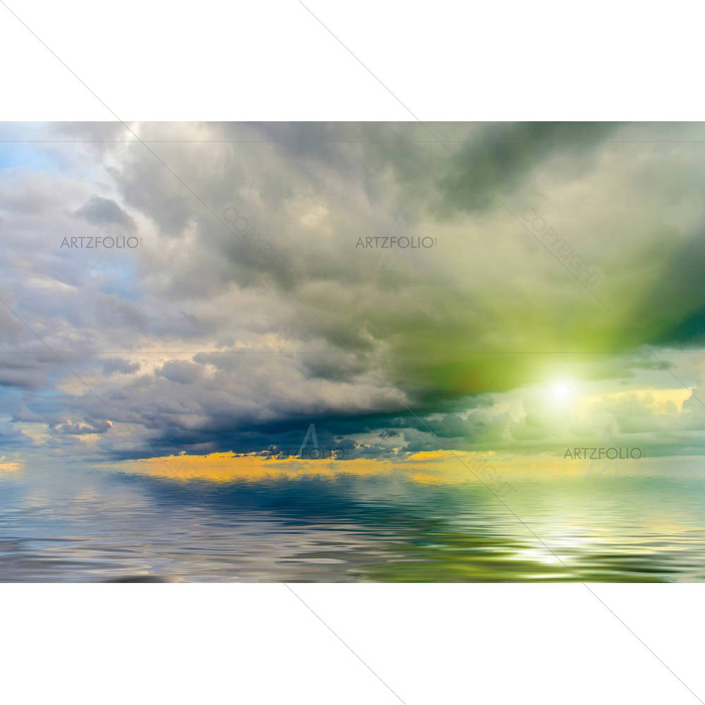 Majestic Sunset — custom-size art design 5003066