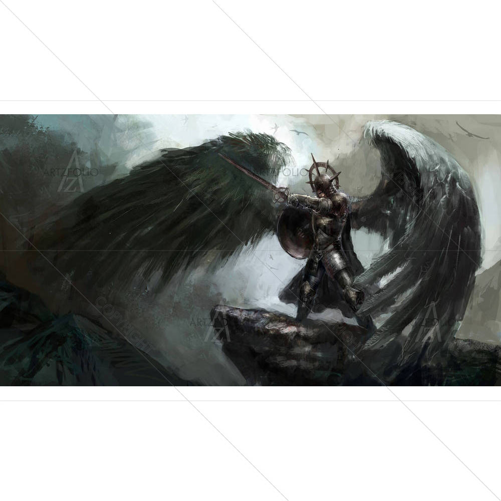 Fallen Angel D1 — custom-size art design 5003087
