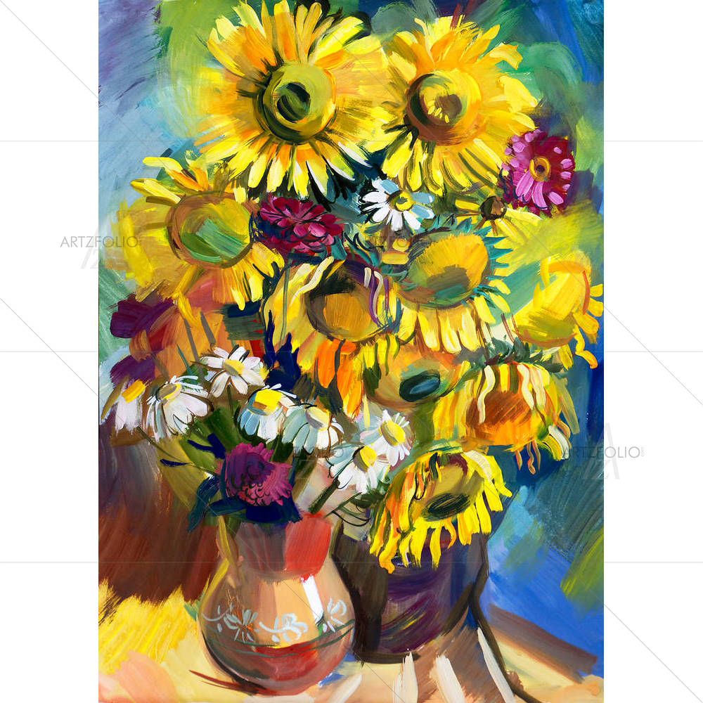 Sunflower D5 — custom-size art design 5003093