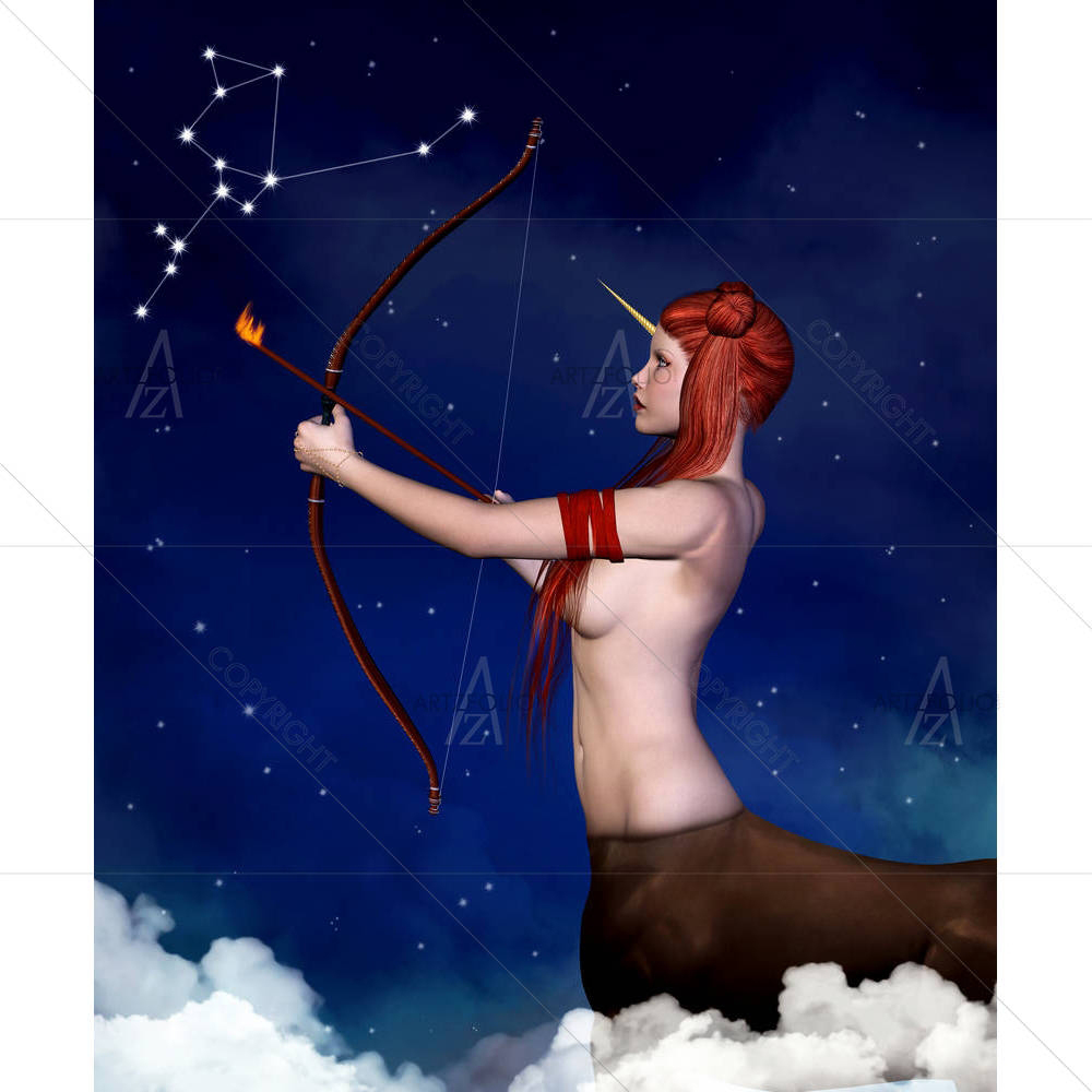 Zodiac Series Sagittarius D1 — custom-size art design 5003094