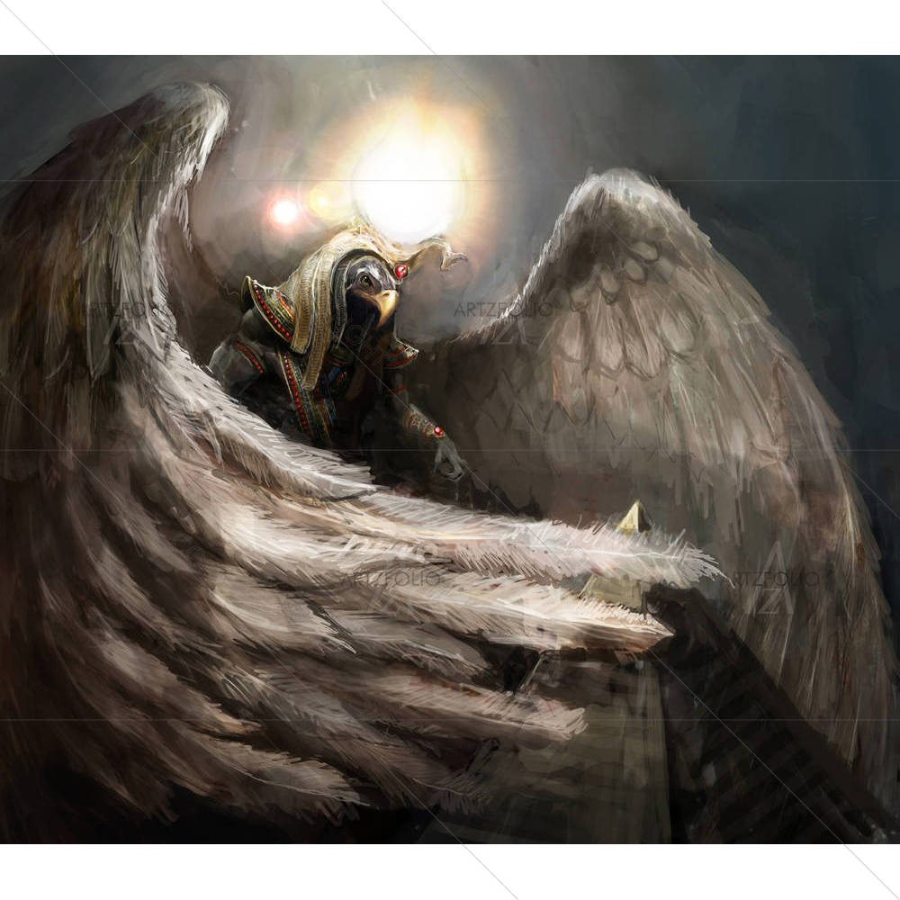 Half Eagle Half Man D2 — custom-size art design 5003102