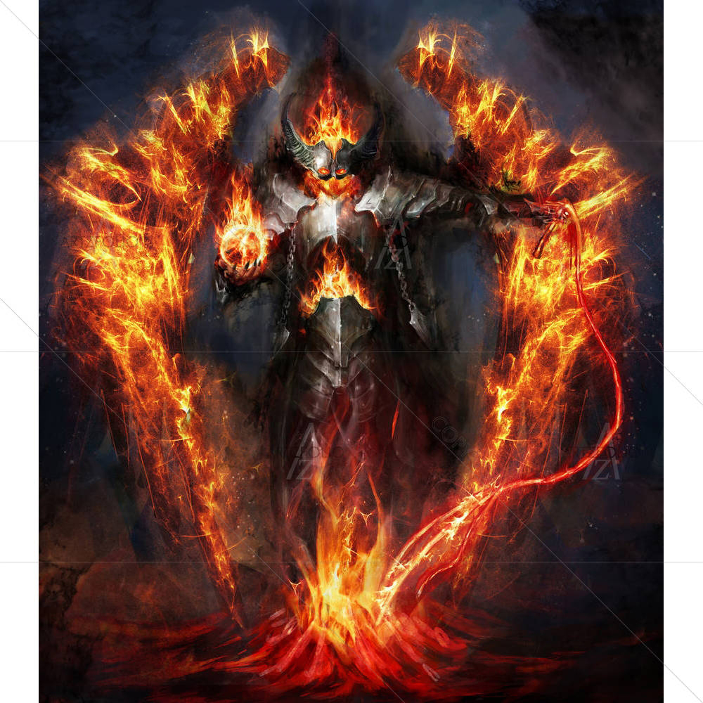 Fire Magma — custom-size art design 5003120