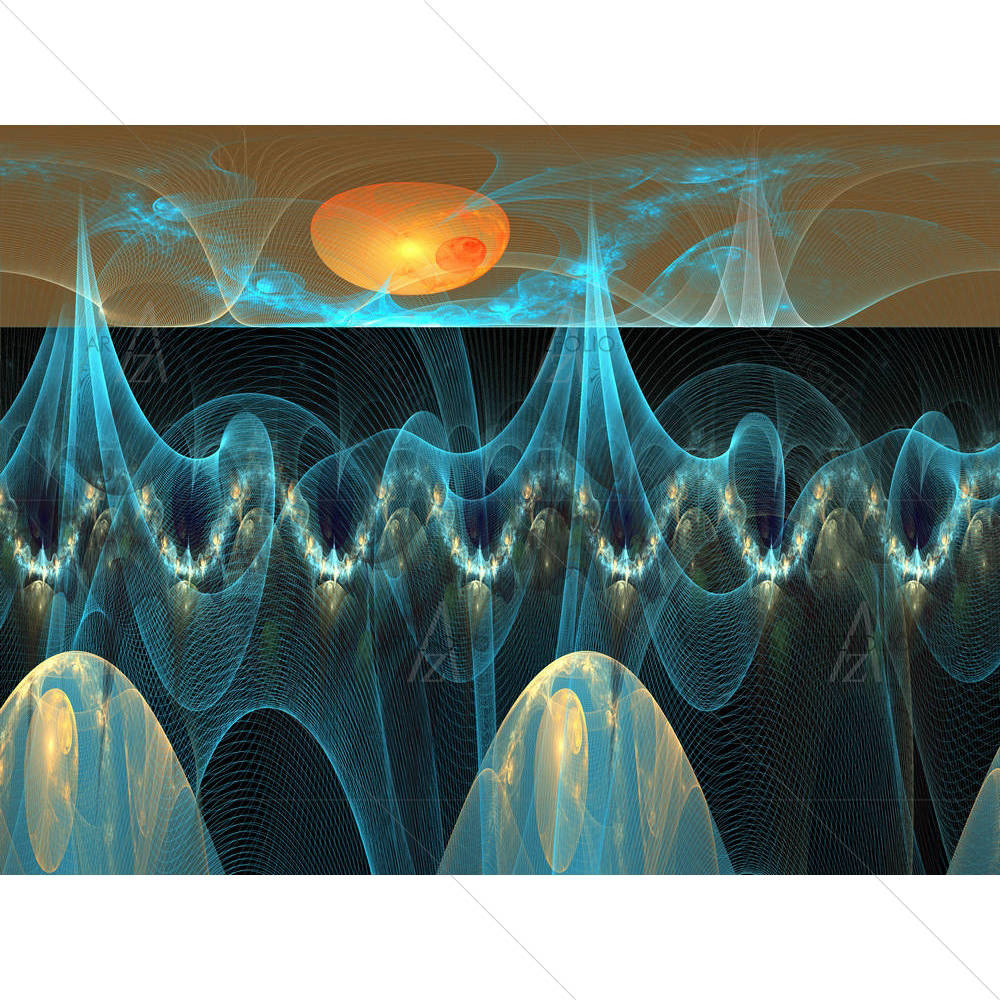 Fantasy Ice Planet D1 — custom-size art design 5003152