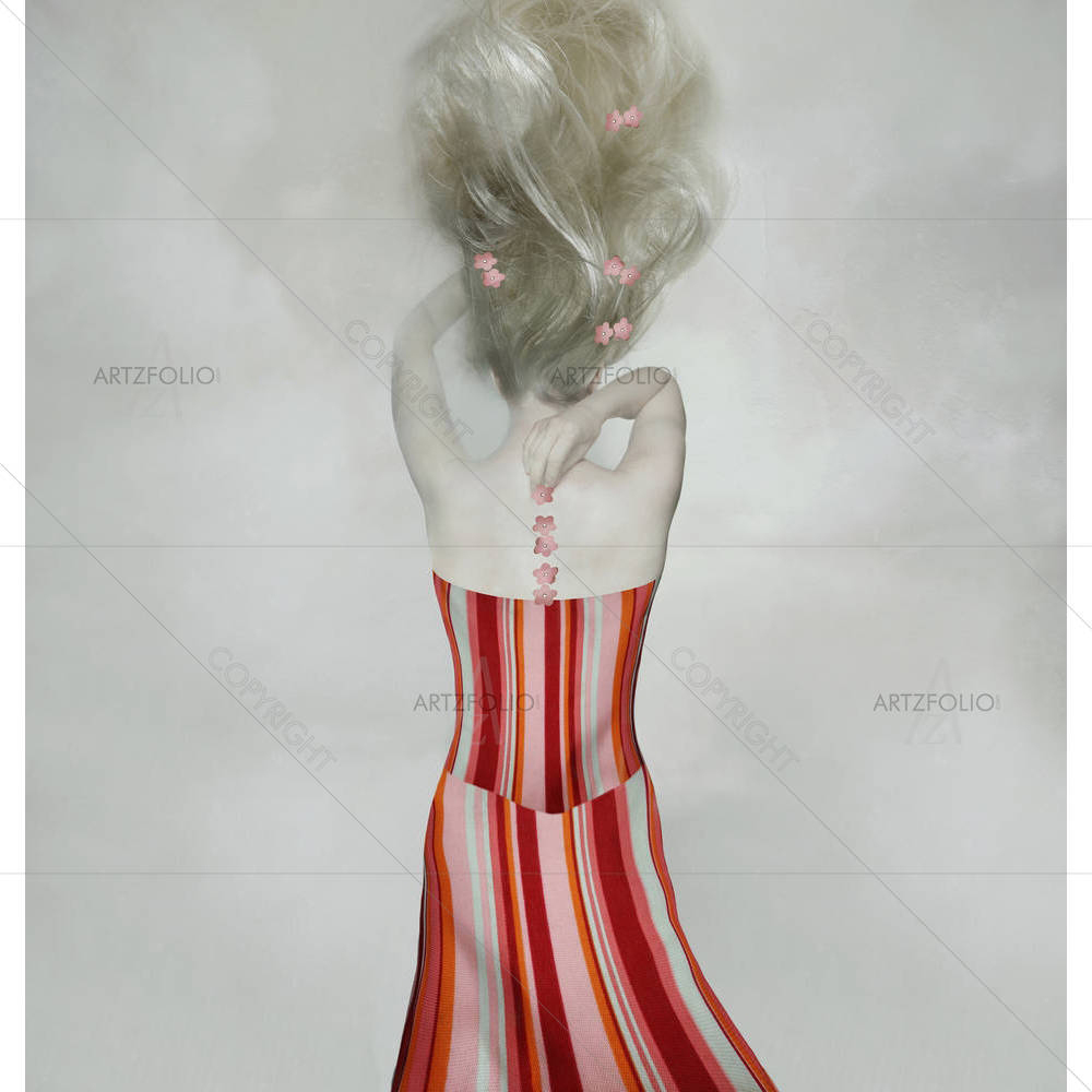 Female Model D4 — Abstract custom art by ArtzFolio
