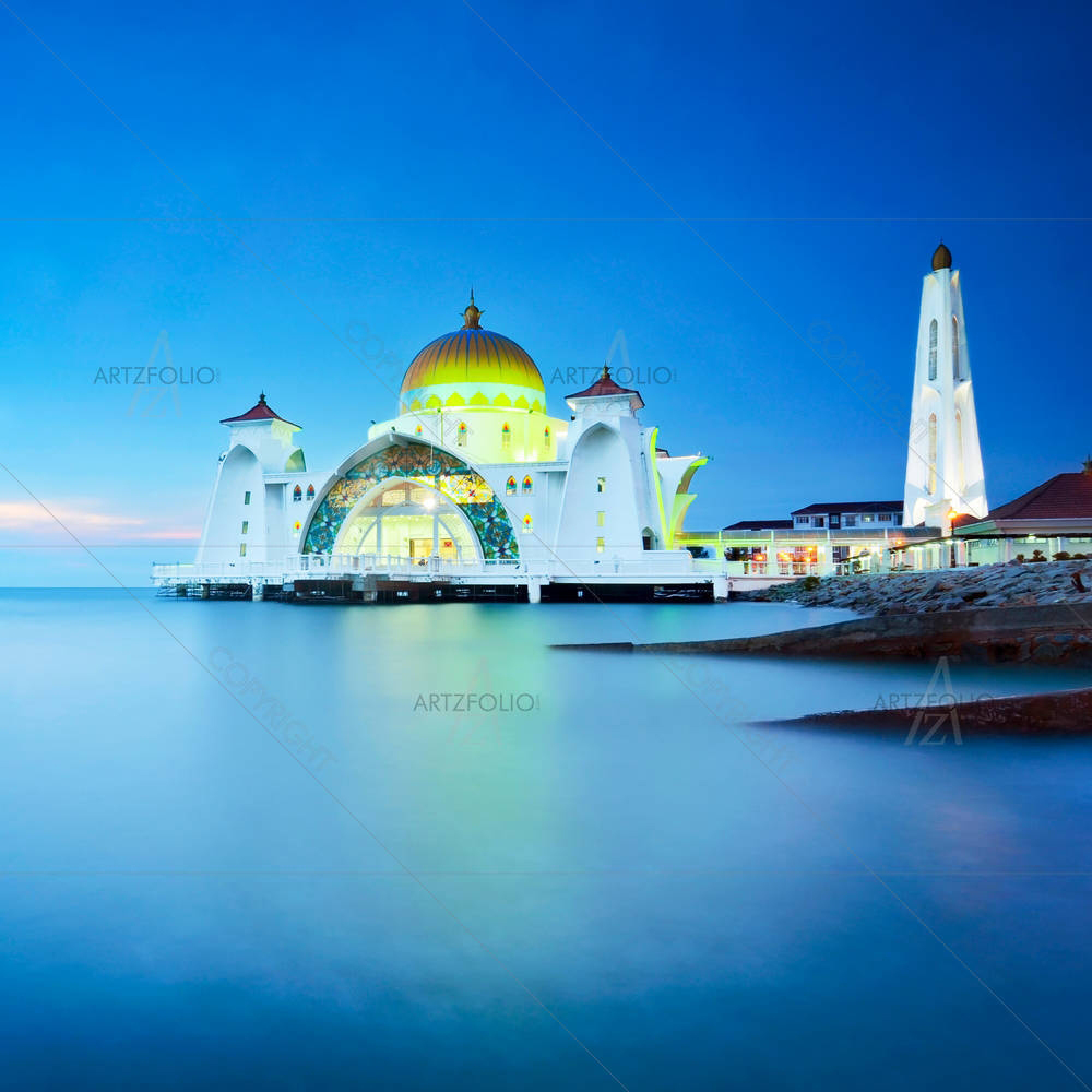 Floating Public Mosque D1 — custom-size art design 5003163