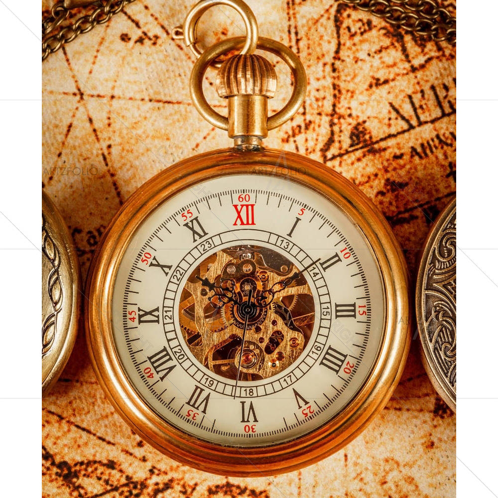 Vintage Watch D1 — Abstract custom art by ArtzFolio