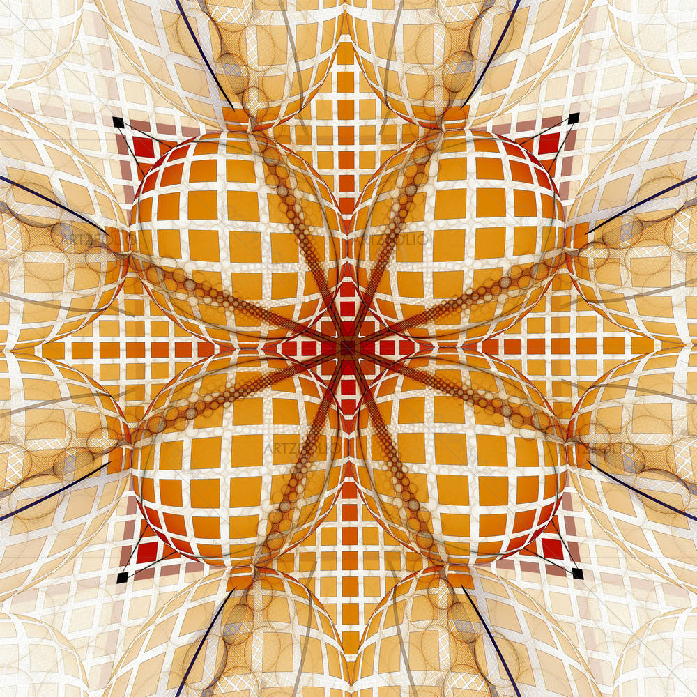 Square Abstract Fractal — custom-size art design 5003190