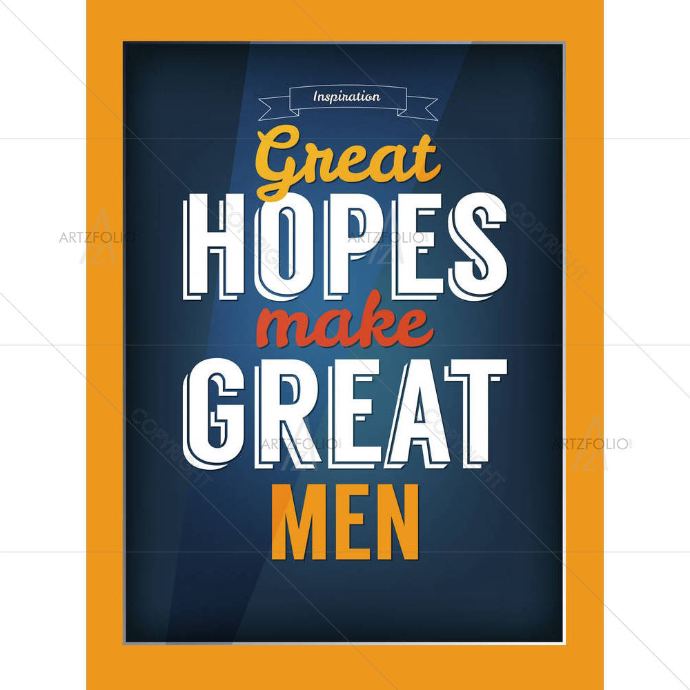 Typographic Art D1 — custom-size art design 5003205
