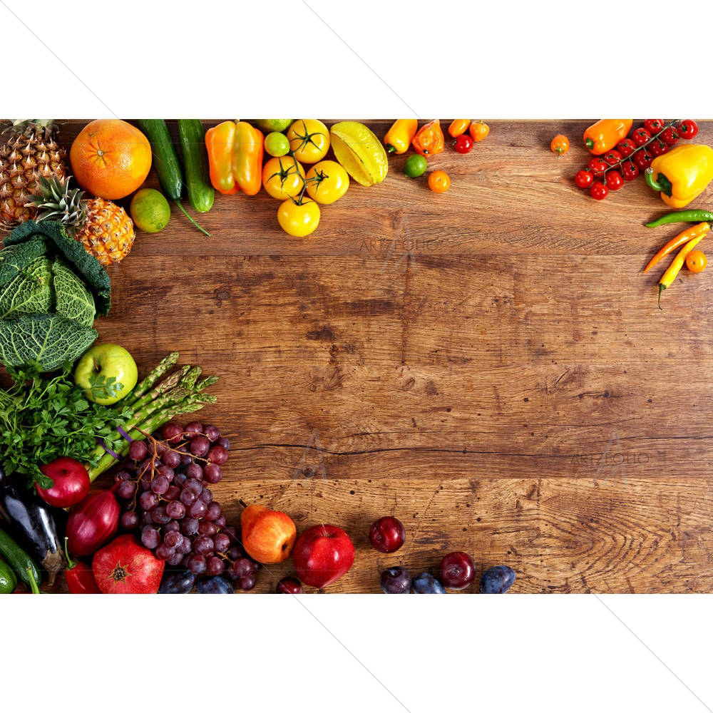 Photo of Fruits & Vegetables D2 — custom-size art design 5003214