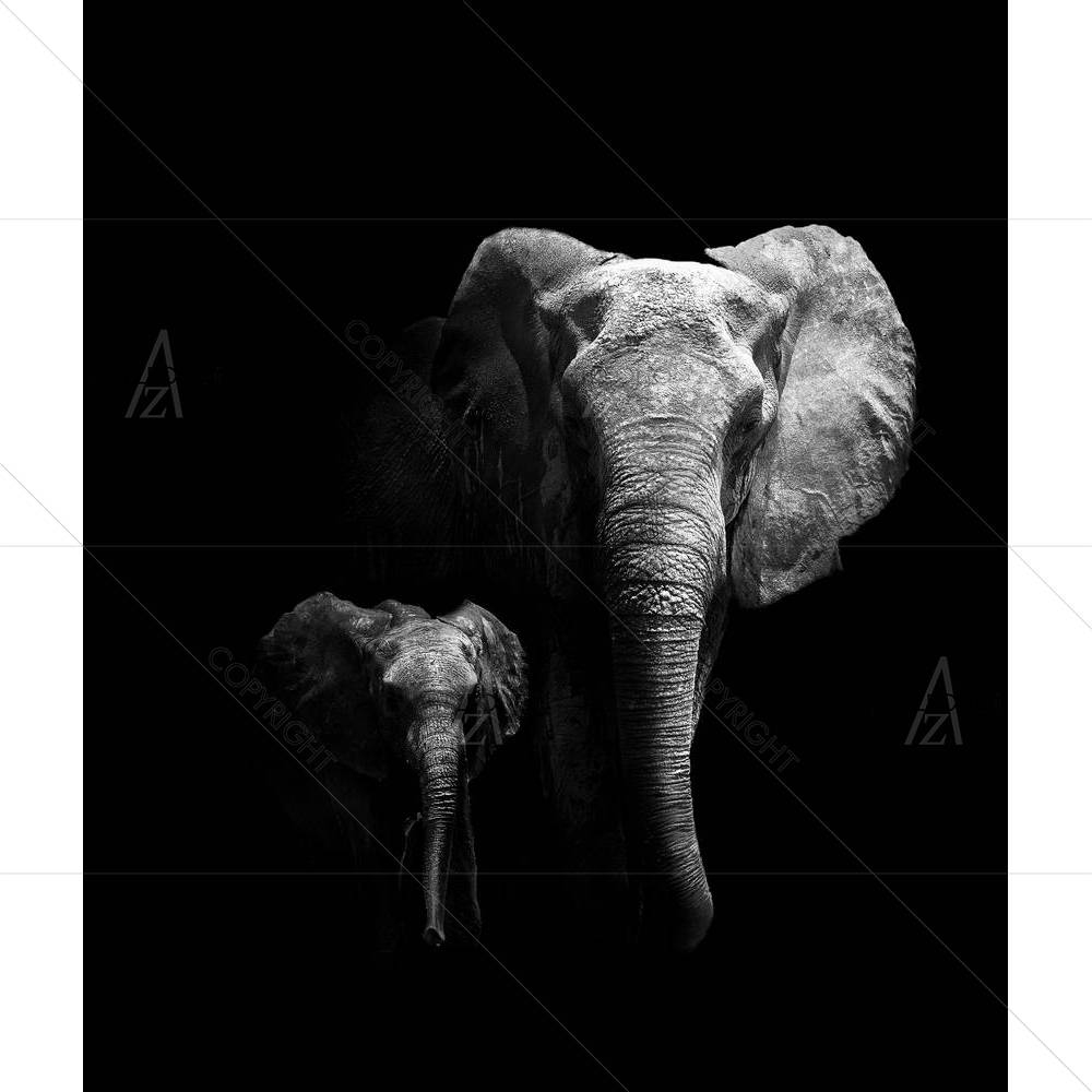 Mother Walking With Her Baby — African custom art by ArtzFolio