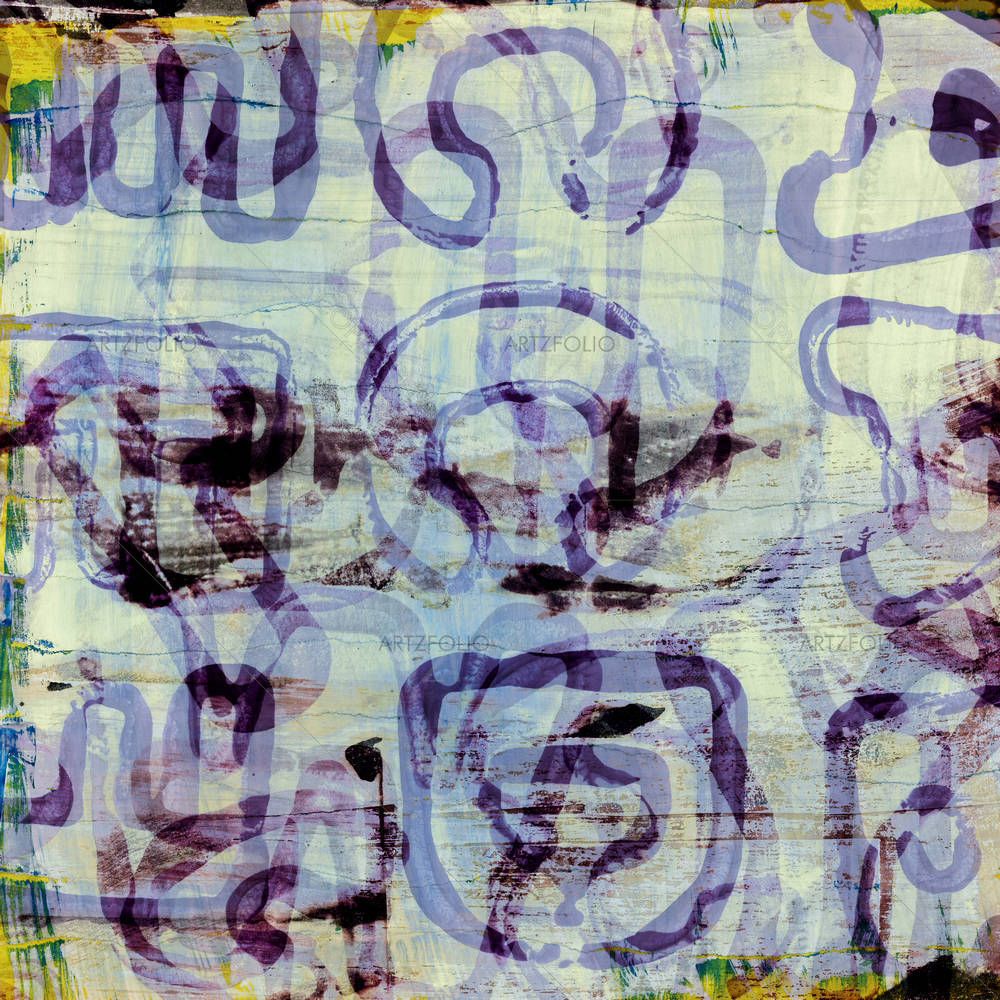 Grunge Letters D1 — Abstract custom art by ArtzFolio