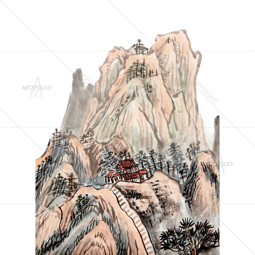 Traditional Chinese Artwork D1 — custom-size art design 5003283