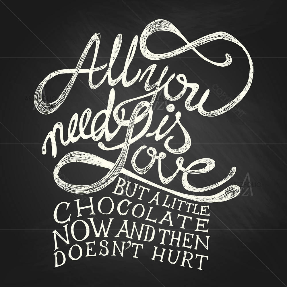 All You Need Is Love — custom-size art design 5003285