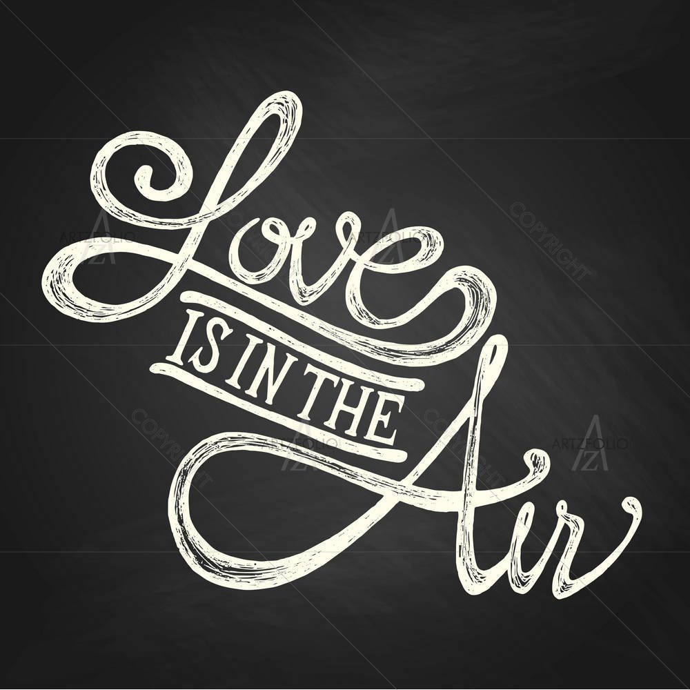 Love Is In The Air — custom-size art design 5003286