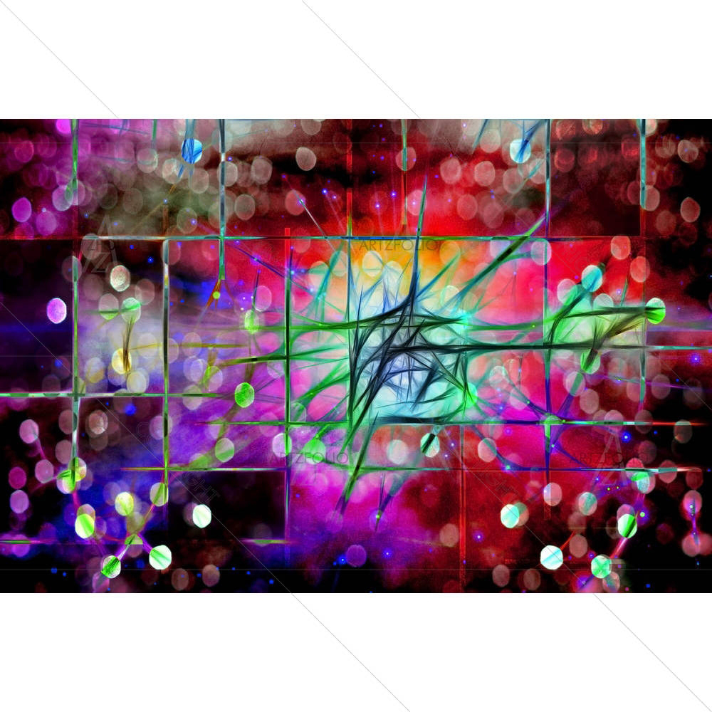 Geometric Abstract D6 — Abstract custom art by ArtzFolio