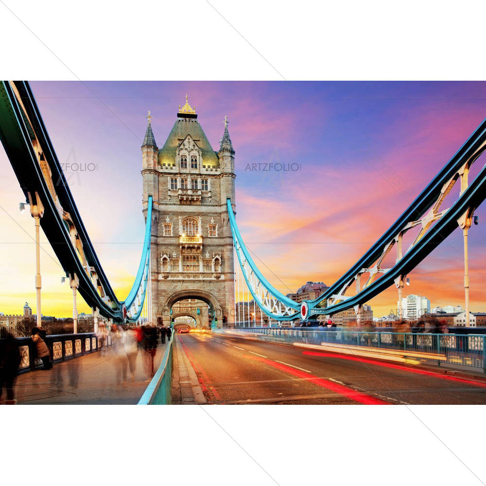 Tower Bridge In London, UK D1 — custom-size art design 5003310