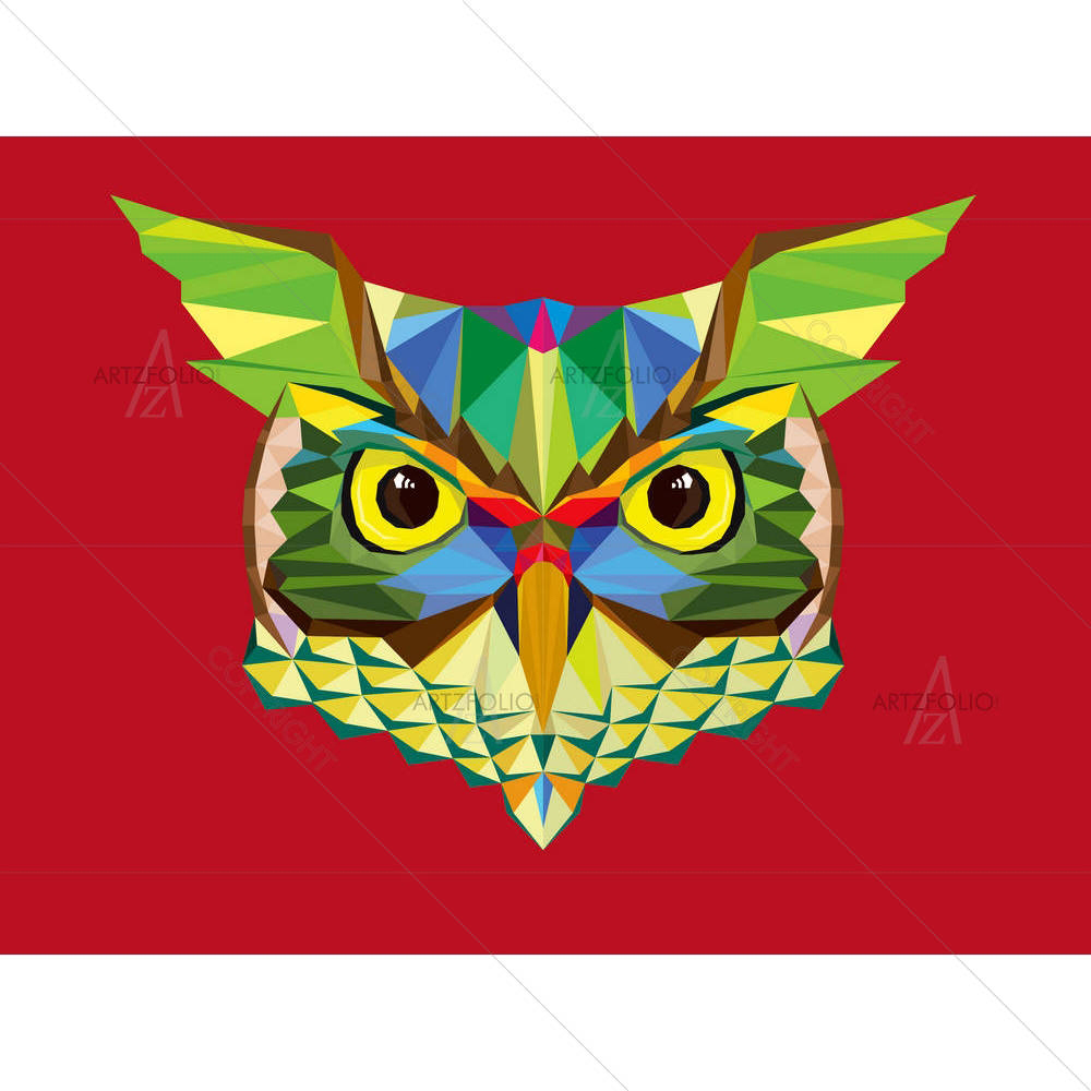 Owl Head — custom-size art design 5003315