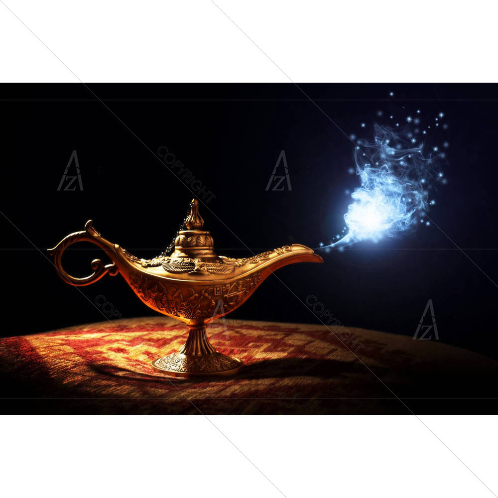 Magic Lamp Of Aladdin — Fantasy custom art by ArtzFolio