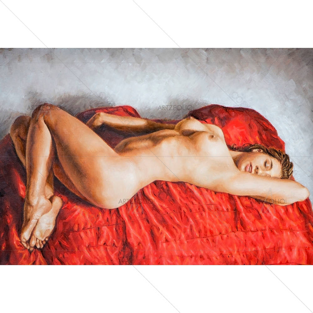Young Woman D6 — custom-size art design 5003356