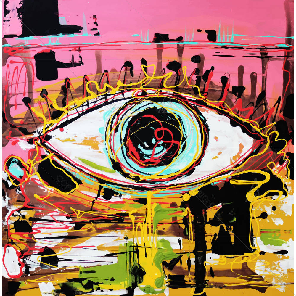 Human Eye — Abstract custom art by ArtzFolio