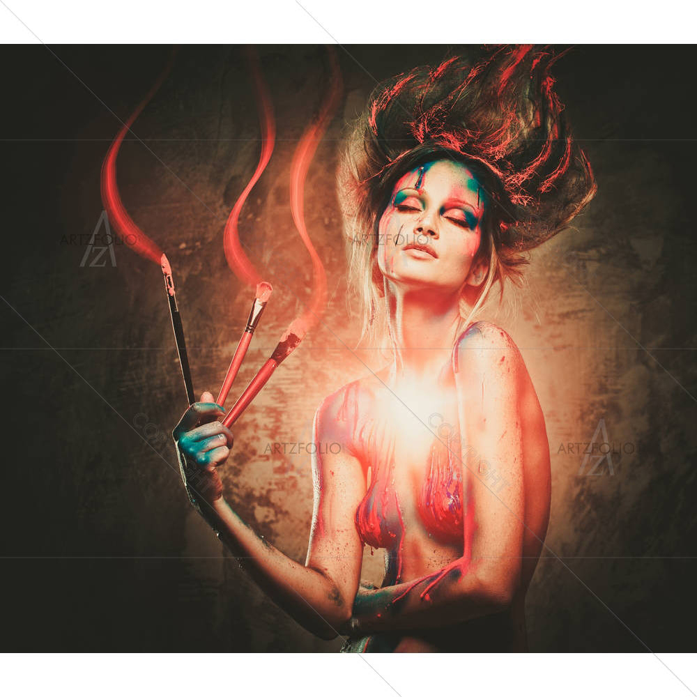 Woman Muse D1 — custom-size art design 5003377