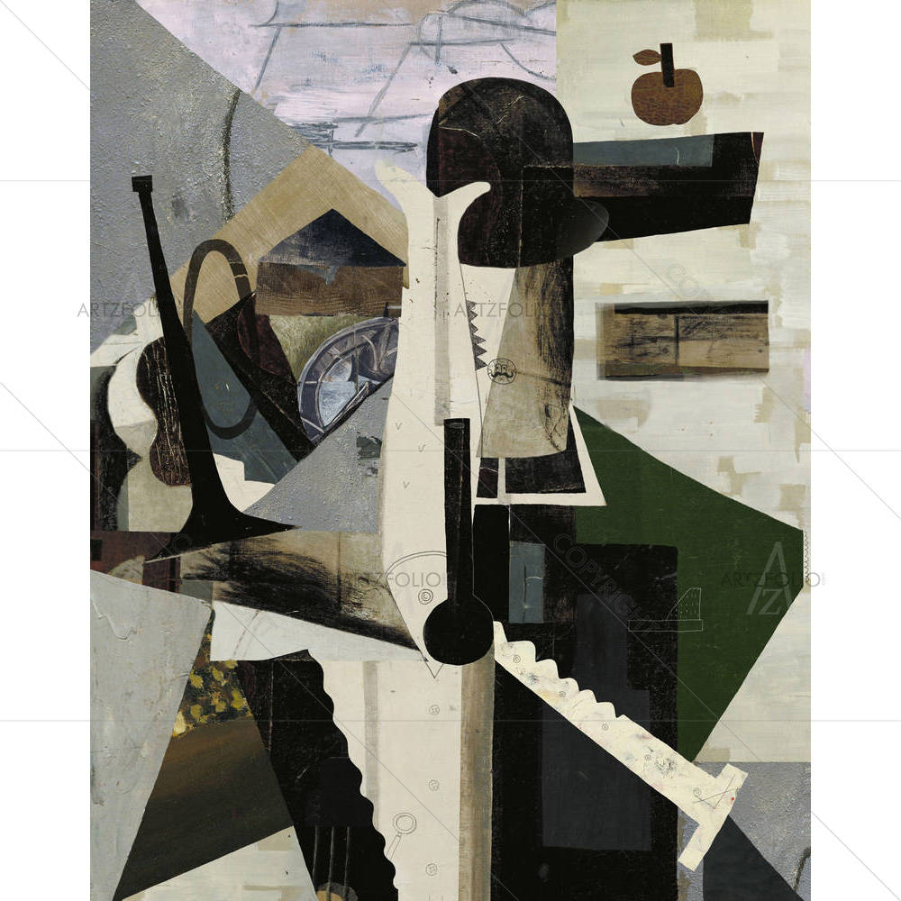 Abstract Artwork D164 — Cubism custom art by ArtzFolio