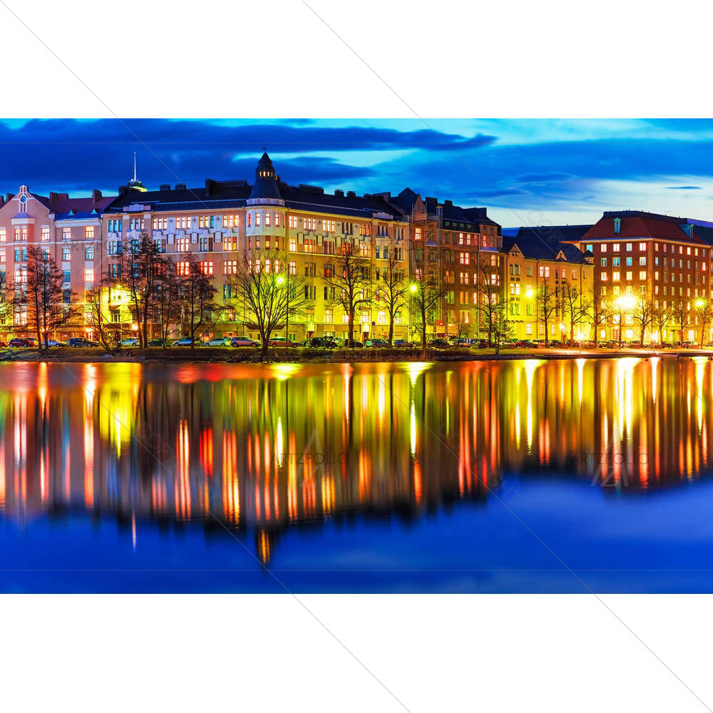 Sea Pier Hakaniemi District, Finland D1 — custom-size art design 5003425
