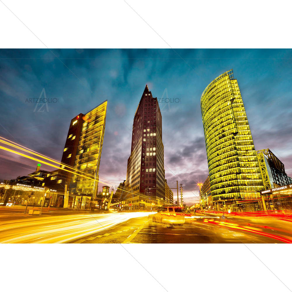 The Potsdamer Platz In Berlin, Germany — Architecture custom art by ArtzFolio