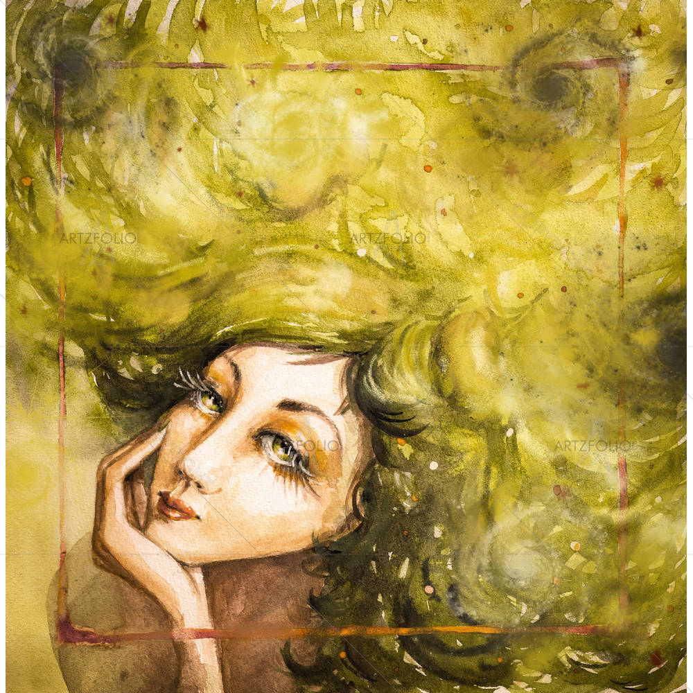 Woman Portrait D9 — Adult custom art by ArtzFolio