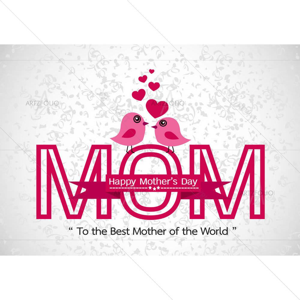 Happy Mothers Day D3 — custom-size art design 5003457