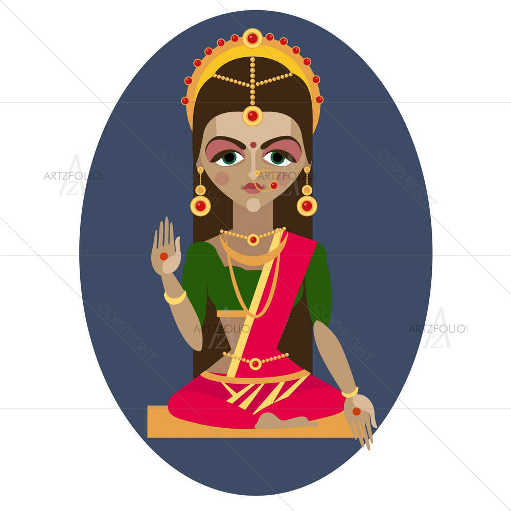 Hindu Deity Mother Parvati — custom-size art design 5003466