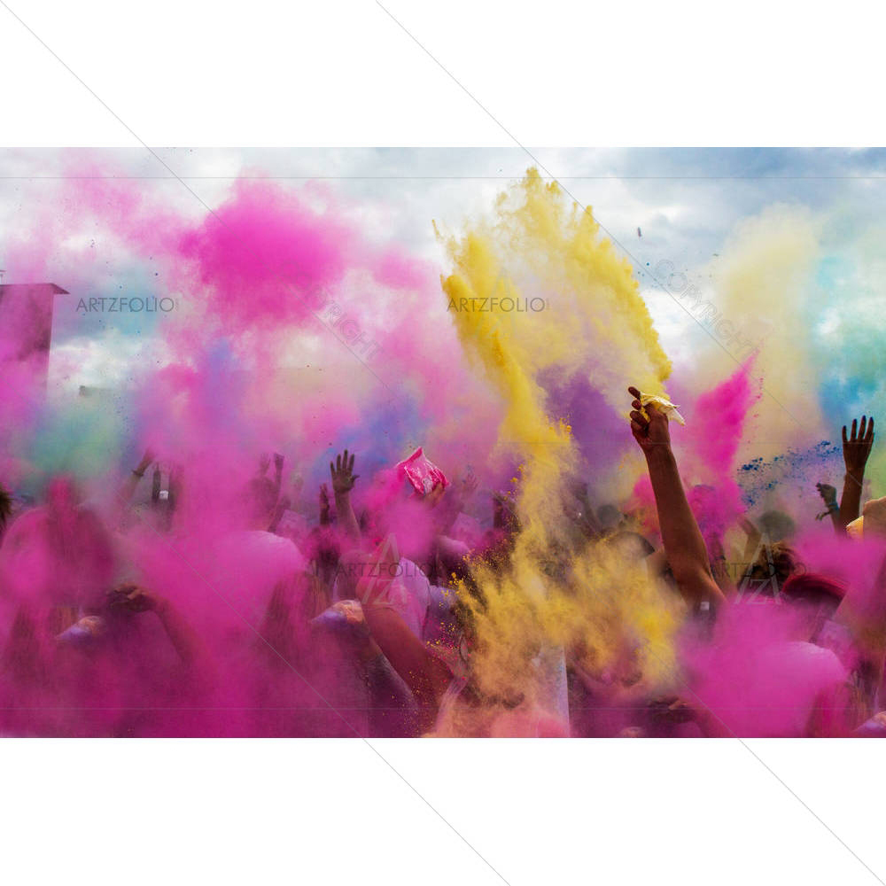 Holi Festival India — Devotional custom art by ArtzFolio