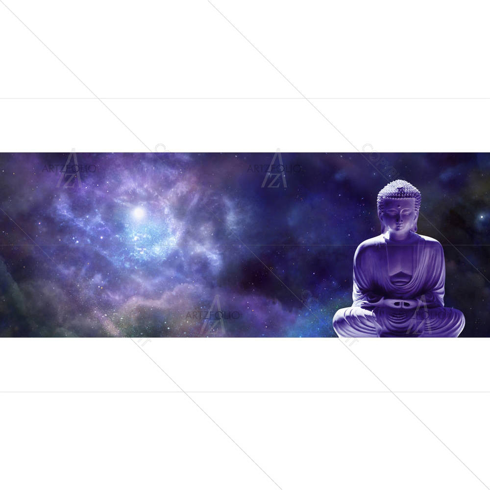 Buddha In Lotus Position — Devotional custom art by ArtzFolio