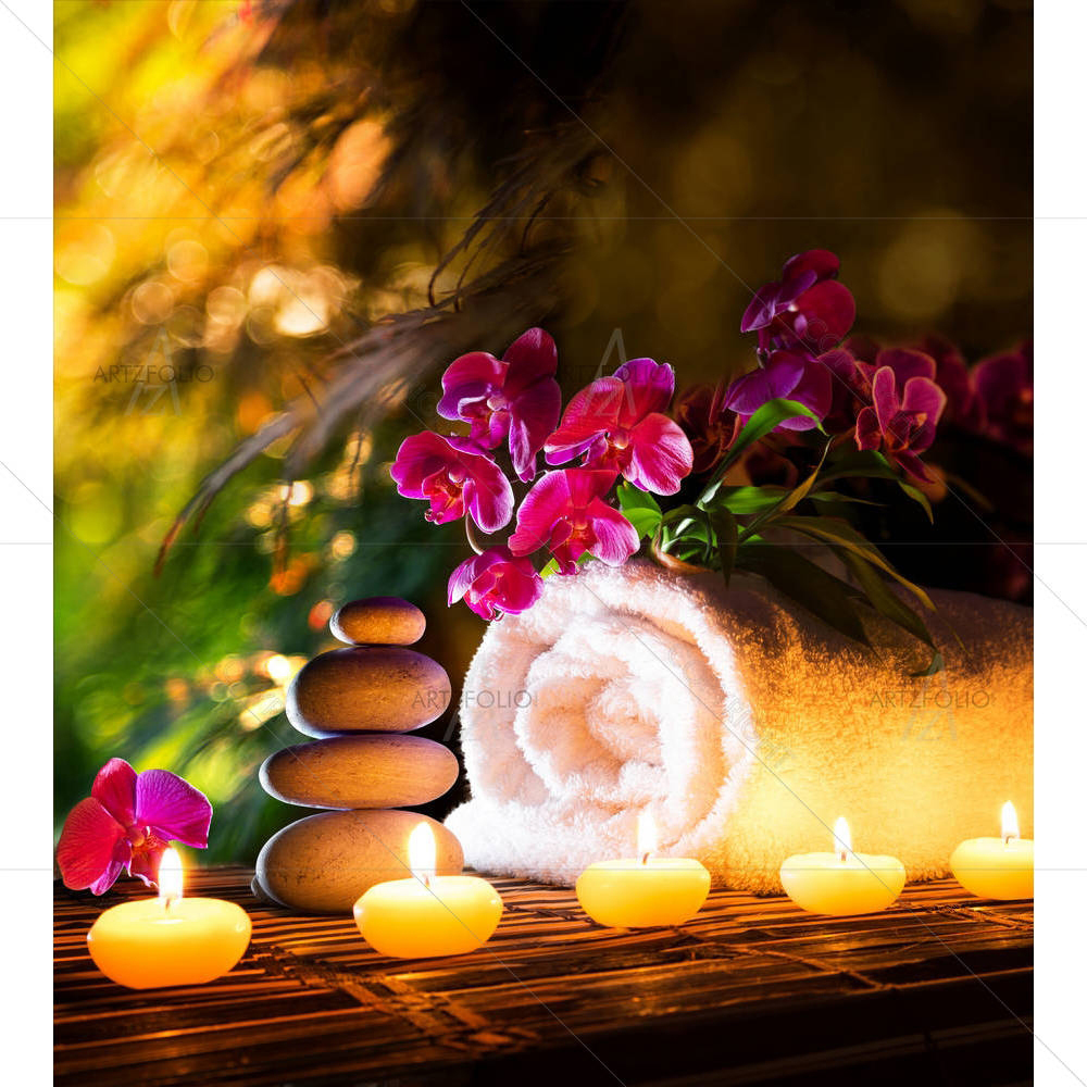 Spa In Garden — custom-size art design 5003537